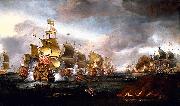 Adriaen Van Diest The Battle of Lowestoft Spain oil painting artist